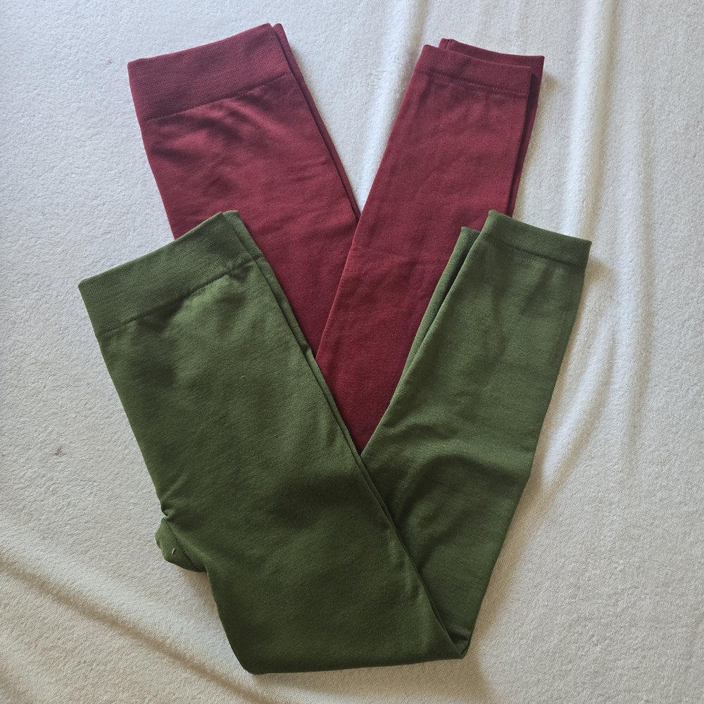 Leggings 2 pair, waist=12.5"